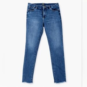 Kut From The Kloth High Rise Ankle Straight Jeans Size 10